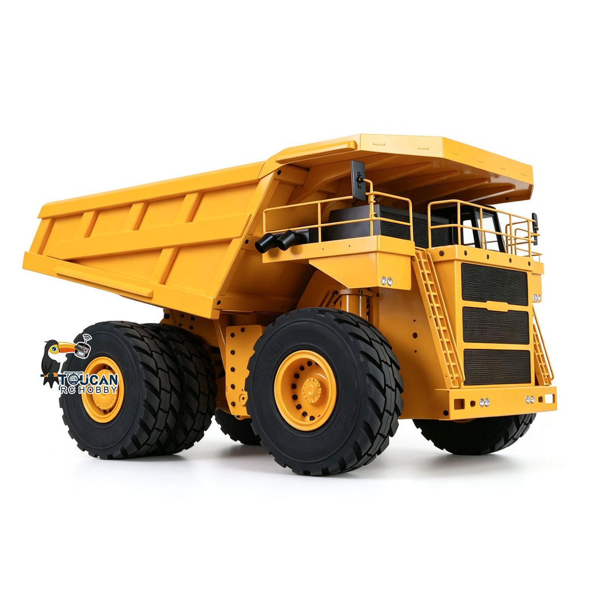 TOUCAN RC HOBBY 1/14 RC Metal Hydraulic Mining Dumper Truck RTR Car Model I6S Radio Control ESC Servo Motor Without Lights System Battery