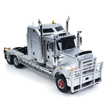 JDM 518K 6x4 1/14 Metal Remote Control Tractor Truck W509 2 Speed Gearbox RC Lorry Car Motor ESC Light Sound System RTR Model