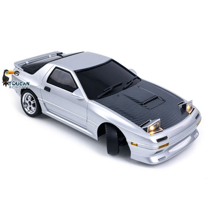 TOUCAN RC HOBBY LDRC 1/18 RX7 RC Racing Car RWD Gyroscope Wireless Control Drift Vehicles LD1802 Premium Mini Drift Design All-Nylon Chassis RC Model