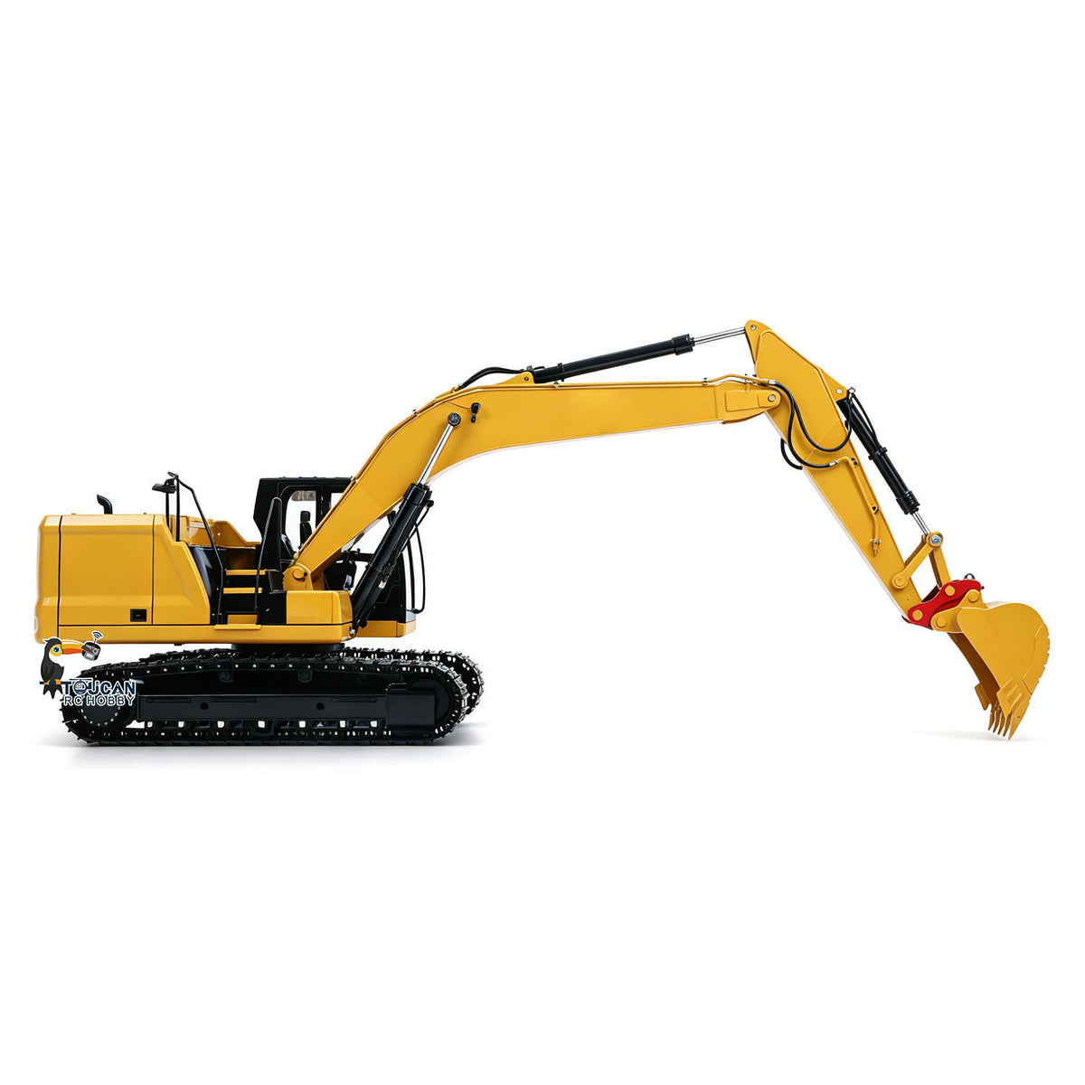 TOUCAN RC HOBBY 320 Metal 1/14 RC Digger Remote Control Hydraulic Excavator Engineering Vehicle Brushless Motor ESC for Model Enthusiasts