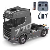 1/14 KABOLITE 100 4X2 Remote Control Tractor Truck 770S RC Construction Vehicle RTR Model Light System 2Speed Transmission Differential Locks