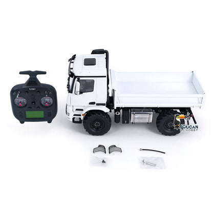 TOUCAN RC HOBBY MD 3363 1/14 4x4 Metal RC Dumper Remote Control Hydraulic Tipper 2Speed Gearbox Differential Locks ST8 Remote Controller for Adults