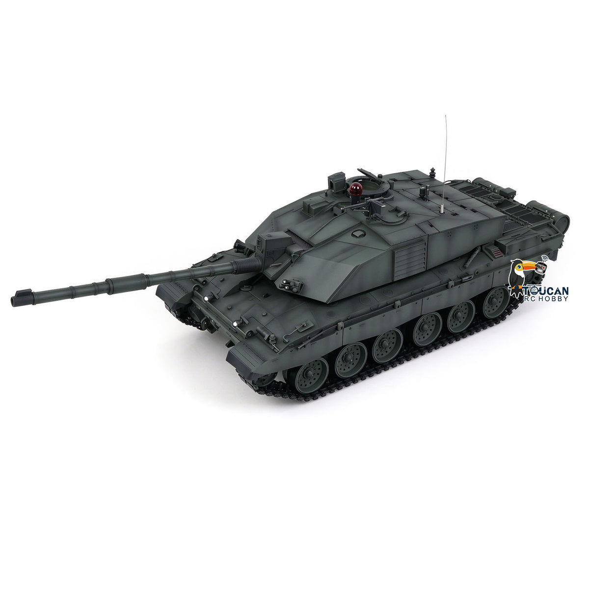 TOUCAN RC HOBBY Henglong 1/16 TK7.0 Customize 3908 Challenger II RTR RC Tank FPV 360 Degrees Turret IR BB Smoke Metal Tracks Road Drive Idler Wheels