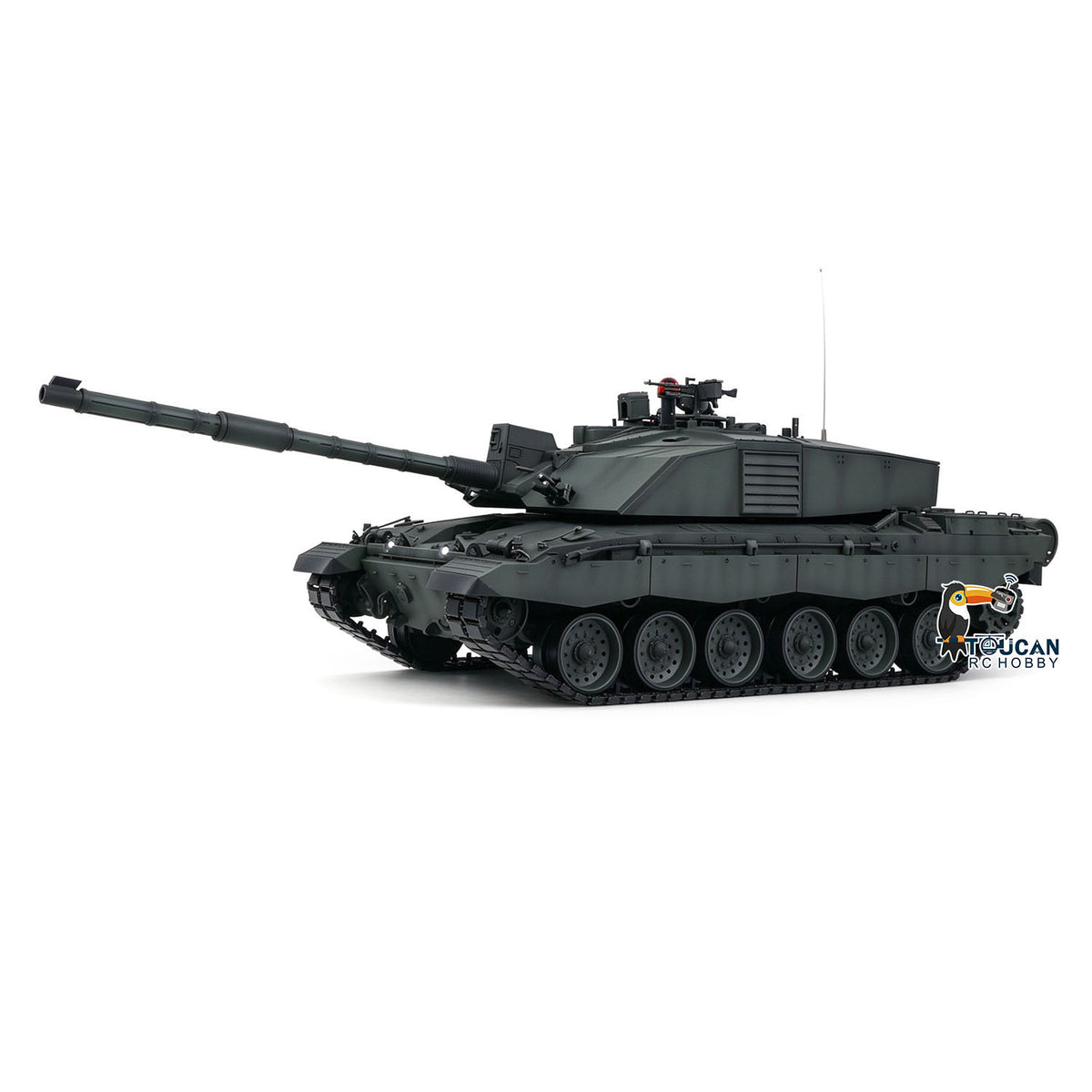 TOUCAN RC HOBBY Henglong 1/16 TK7.0 Customize 3908 Challenger II RTR RC Tank FPV 360 Degrees Turret IR BB Smoke Metal Tracks Road Drive Idler Wheels