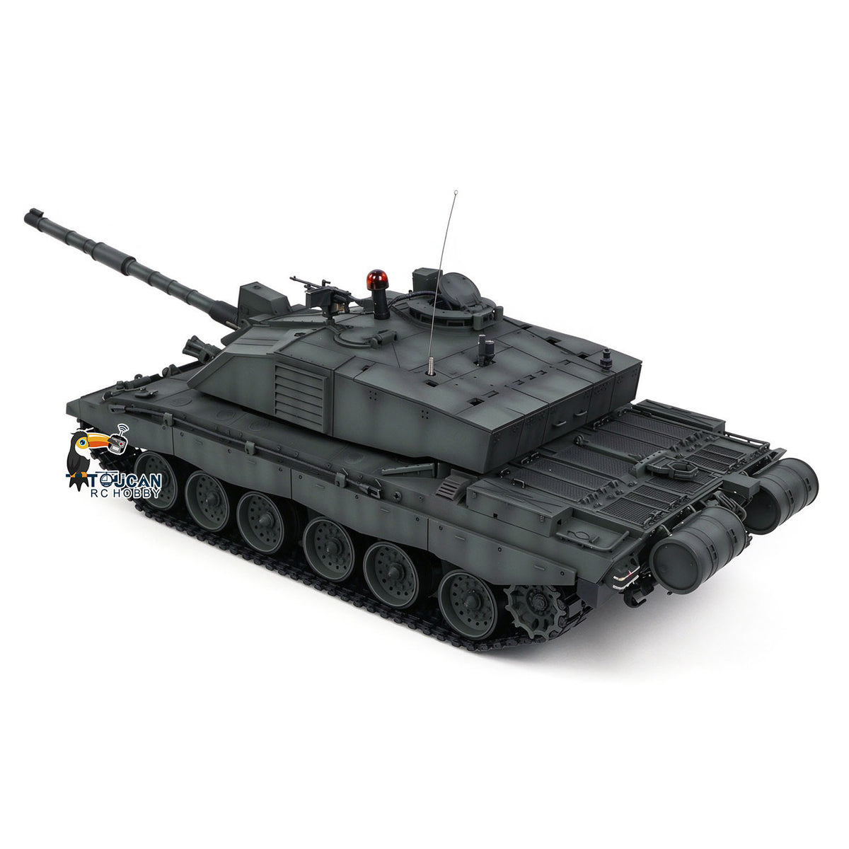 TOUCAN RC HOBBY Henglong 1/16 TK7.0 Customize 3908 Challenger II RTR RC Tank FPV 360 Degrees Turret IR BB Smoke Metal Tracks Road Drive Idler Wheels
