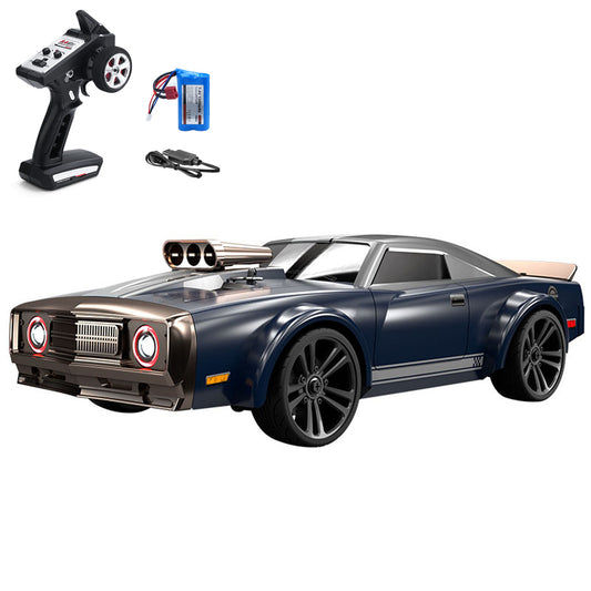 TOUCAN RC HOBBY RC Drift Car Q142 1/16 2.4G Remote Control 4WD High Speed Muscle Car 35km/h RTR Vehicle Brushed Motor LED Angel Eyes Battery