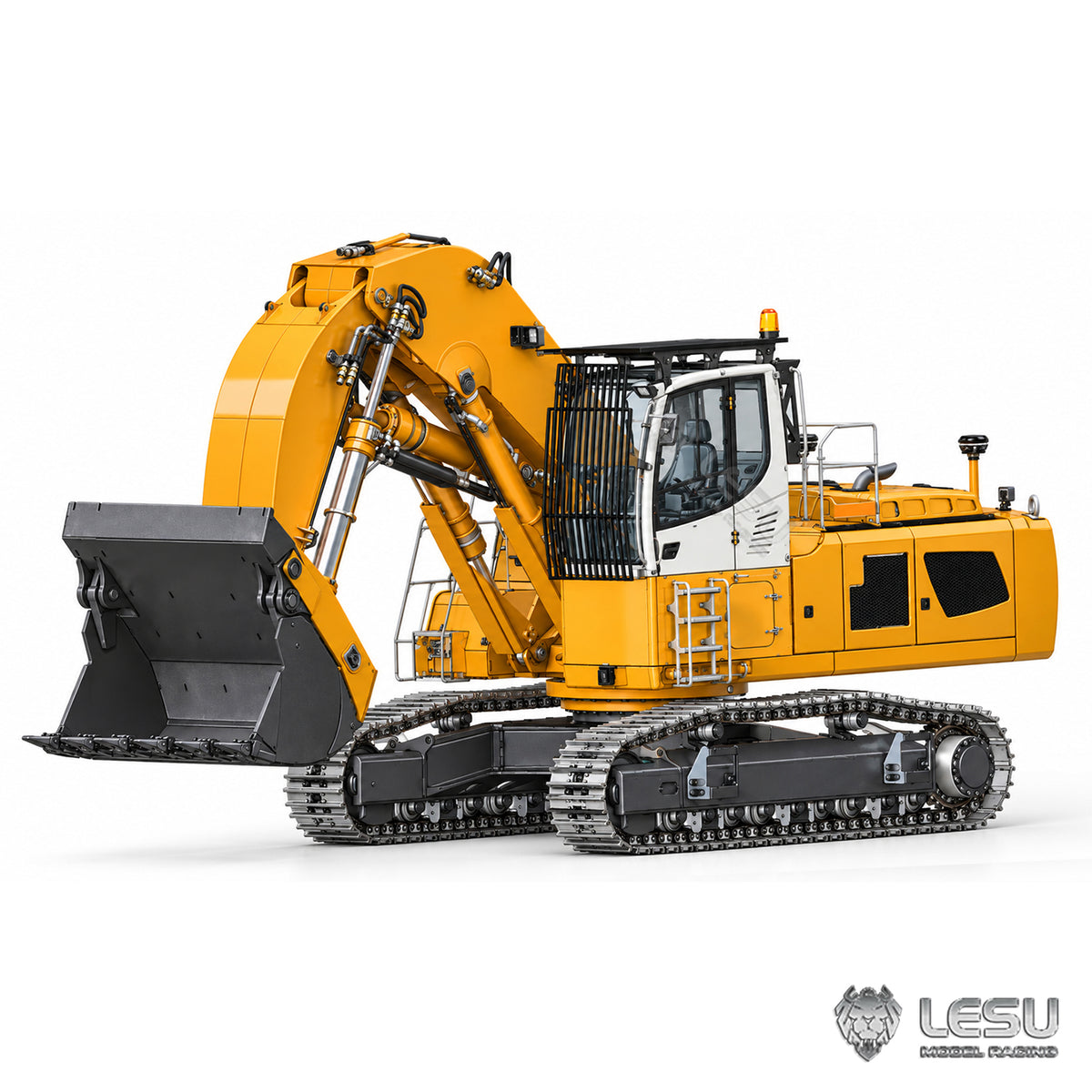 TOUCAN RC HOBBY LESU 1/14 RC Hydraulic Front Shovel Digger LR956 Almost Full Metal Remote Control Excavator Dual Pump RC Model with Light