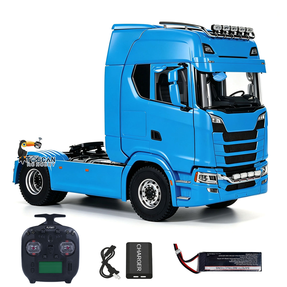 TOUCAN RC HOBBY MD 770S 1/14 4x4 Metal RC Tractor 2Speed Gearbox Differential Locks RC Lorry Car ST8 Radio Lights Sounds Battery Charger RTR Model