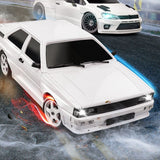 LDRC 1/28 LD2802 4WD 2.4G Remote Control Drift Car ESC Servo RC Racing Vehicle Motor Protection Full Nylon Frame RTR Model Toy