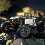 1/18 RC Climbing Car 4*4 Remote Control Off Road Vehicle RTR Rock Crawler Car C8808 370 Brushed Motor Battery 20A ESC Lights