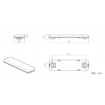 Warnung LED Dach Vorsicht Licht Für LESU 1/14 TAMIYA RC Traktor Kipper Lkw Simulation Fahrzeug Hobby Modell DIY Zubehör
