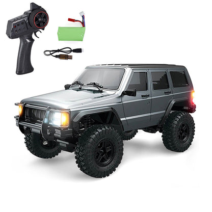1/18 Allradantrieb Fernbedienung Rock Crawler 8562 RC Multi-Terrain Off Road Auto 3-Gang-Motor ESC Servo Lichtsystem Batterie