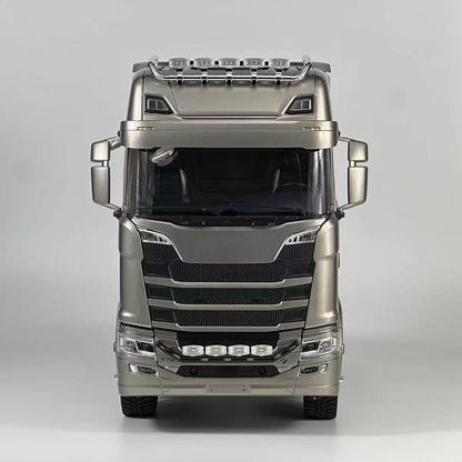 1/14 Remote Control Tractor Truck 770S Differential Locks 2Speed Gearbox 4WD RC Lorry Car for Trailer Lights Sounds