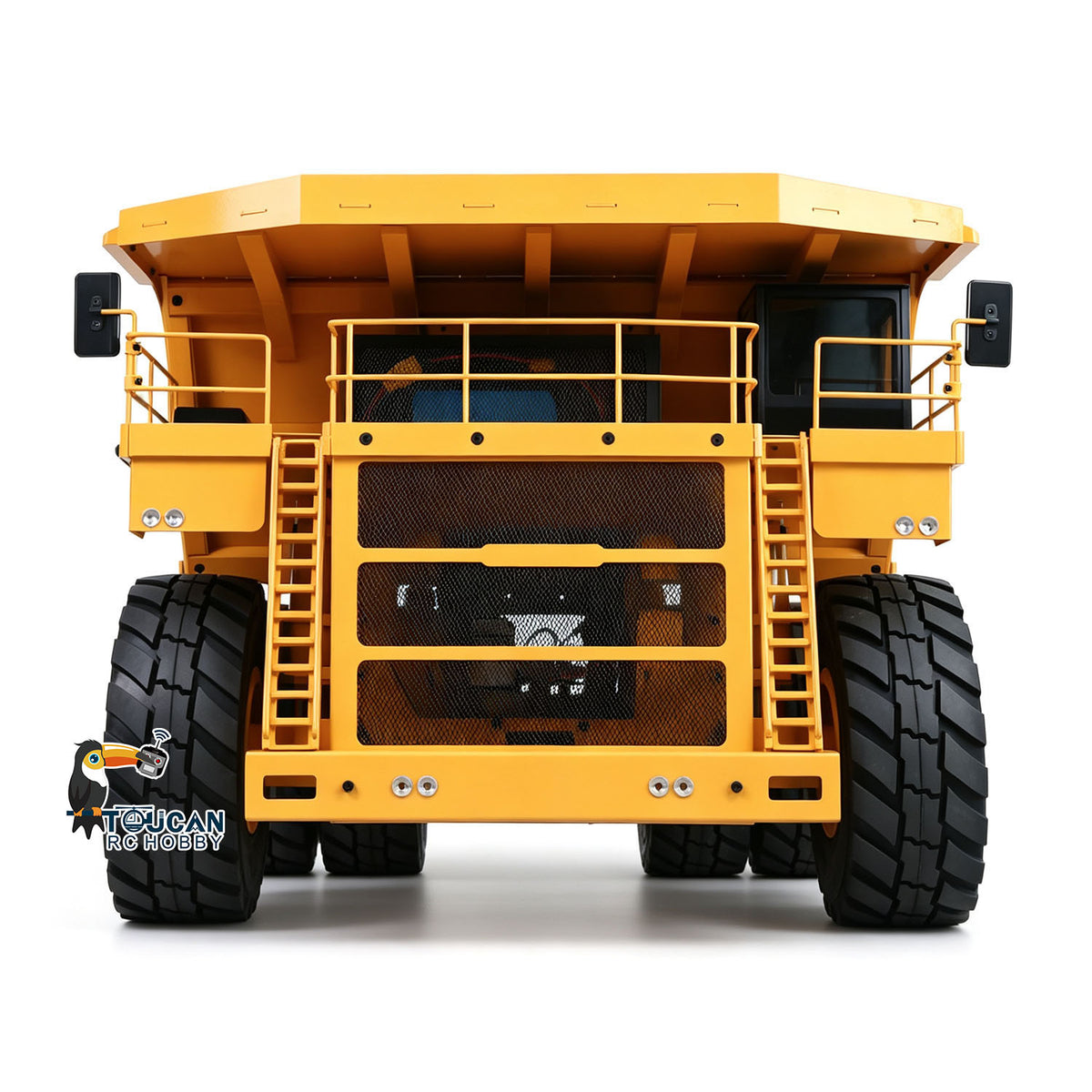 TOUCAN RC HOBBY 1/14 RC Metal Hydraulic Mining Dumper Truck RTR Car Model I6S Radio Control ESC Servo Motor Without Lights System Battery