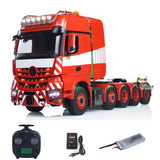 TOUCAN 10X8 Metal Chassis 3363 1/14 RC Tractor Truck RTR Lorry Car Smoke Sound 2Speed Gearbox ST8 Battery Rotating Light