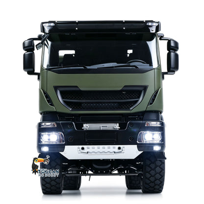 TOUCAN RC HOBBY MD 1/14 6*6 Metal Radio Control Hydraulic Dump Truck 2-Speed Gearbox RC Tipper Model Differential Locks Radio Light Sound System