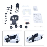 JDM 298B 1/10 Plastic RC Go-Kart DIY Model Radio Controlled Electric Racing Vehicle Unlimited Retrofit for Advanced Player