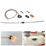 LED Plastic Marker Light 3V-3.2V 3-3.2V Head Clearance Lamp for DIY TAMIYA 1/14 Remote Control Tractor Truck Model Tipper Trailer Car