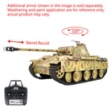 Henglong RTR 1/16 7.0 RC Tank German Panther G 3879 Steel Gearbox BB IR Sound Smoking 2.4G Radio 1800MAH Battery 320 Degree