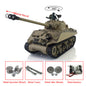 Henglong 1/16 TK7.0 Promotin USA M4A3 Sherman 3898 RTR RC Tank with Barrel Recoil BB IR Smoke Metal Tracks Sprockets Idlers Wheels