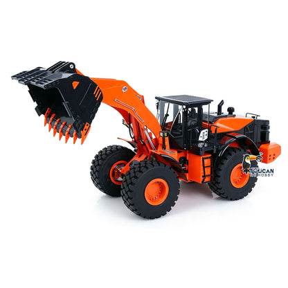 In Stock TOUCAN RC HOBBY 1/14 RC Hydraulic Loader JDM 198 Remote Control Construction Truck for ZW370 Model 2-Speed Transmission FlySky ST8 Radio CNC Machined Metal Parts