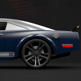 RC Drift Car Q142 1/16 2,4G Fernbedienung 4WD High Speed Muscle Car 35km/h RTR Fahrzeug Bürstenmotor LED Angel Eyes Batterie