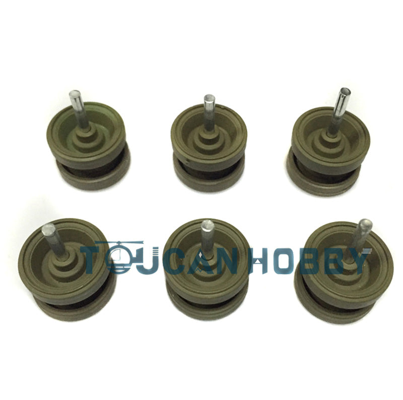 Plastic Tracks Sprockets Driving Road Wheels Idlers Suspension Bars Decoration Parts Bag Stickers Decal For Henglong 1/16 Scale Walker Bulldog RC Tank 3839 Parts
