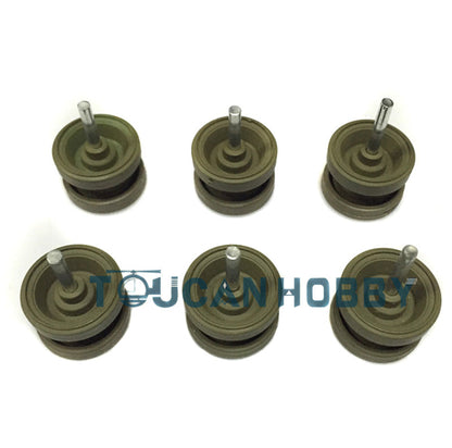 Plastic Tracks Sprockets Driving Road Wheels Idlers Suspension Bars Decoration Parts Bag Stickers Decal For Henglong 1/16 Scale Walker Bulldog RC Tank 3839 Parts