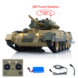 CoolBank 1/16 Radio Control Tank Crusader MK III 360 Degre Turret Rotation Barrel Recoil Elevation Light Sound Smoke System