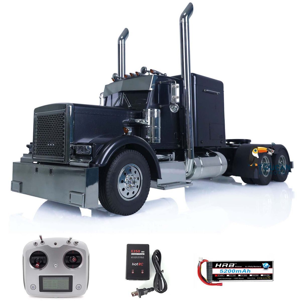 In Stock TOUCAN RC HOBBY 1:14 6x4 56356 Painted Assembled Grand Hauler Assembled RC Tractor Truck Remote Controlled Electric Car Hobby Model Toys