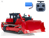 Limited Discount ! ! Metal 1/12 Hydraulic Remote Control Bulldozer D155AX RC Dozer RTR Model 7 Way Valve Brushless Motor Radio Master TX15 Battery