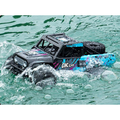 1/18 4*4 RC Geländewagen 2,4G Fernbedienung Crawler Q191 Amphibien All Terrain Controlled 360 Rotation Stunt Auto Modell RTR