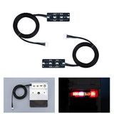 Plastic Taillight Rear Light for 1/14 DIY Tamiya 6X4 Remote Control Timber Truck VO FH16 XL750 56360 8X4 RC Rescue Vehicle Lorry Model