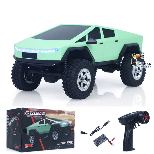 TOUCAN RC HOBBY 1/18 2.4G Remote Control Rock Crawler Car RC Climbing Car 4*4 Vehicle RTR 2Speed Gearbox 370 Brushed Motor Battery LED Light