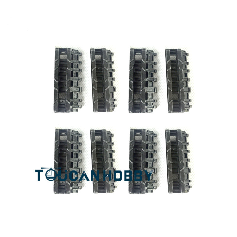 Metal Tracks Sprockets Idlers Guard Plate Machine Gun Turret Side Armor Hull Decoration For Henglong 1/16 RC 3888A Tank Model