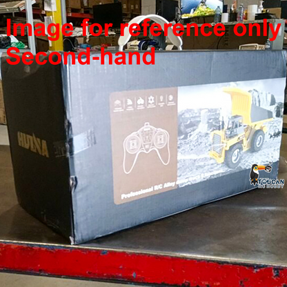 Fast Free Shipping Second-hand Products CA Stock HUINA 1/18 1533 1:18 RC Dump Truck Remote Control Tipper Car 2.4G Vehicles Toys