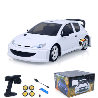 LDRC 1/28 LD2802 4WD 2,4G Fernbedienung Drift Auto ESC Servo RC Rennfahrzeug Motorschutz Vollnylonrahmen RTR Modell Spielzeug