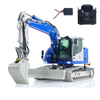 TOUCAN RC HOBBY JDM-208U-R920 1/14 Metal Hydraulic Excavator 7-ways Reversing Valve Quick Release Coupler Dual Cooling System for Model Enthusiasts