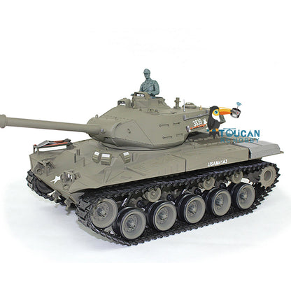 Henglong 1/16 Plastic TK7.0 USA Walker Bulldog 3839 RTR RC Tank FPV 360 Degrees Turret Smoke BB IR Sounds Lights Steel Driving Gearbox