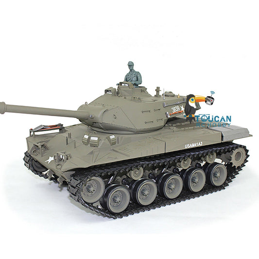 TOUCAN RC HOBBY Henglong 1/16 Plastic TK7.0 USA Walker Bulldog 3839 RTR RC Tank FPV 360 Degrees Turret Smoke BB IR Sounds Lights Steel Driving Gearbox