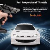 LDRC 1/28 LD2802 4WD 2.4G Remote Control Drift Car ESC Servo RC Racing Vehicle Motor Protection Full Nylon Frame RTR Model Toy