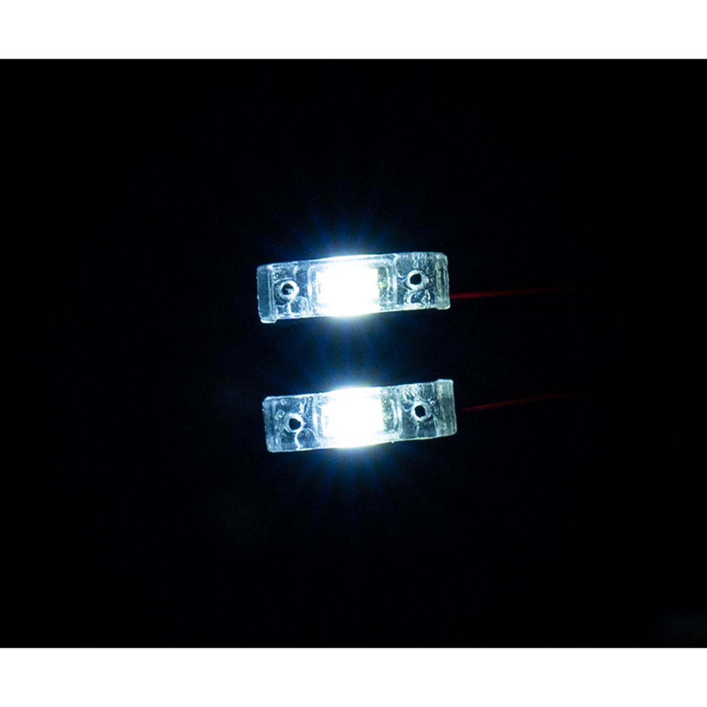 LED Kunststoff 2,2 V-3 V Warnleuchte Breite Lampe für DIY TAMIYA 1/14 RC Traktor Lkw Bulldozer Bagger Dumper R470 770S 3363 1851
