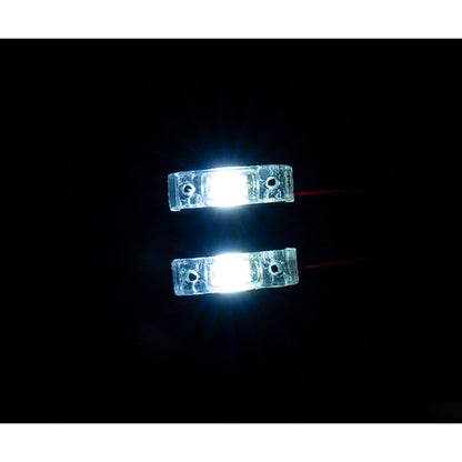 LED Kunststoff 2,2 V-3 V Warnleuchte Breite Lampe für DIY TAMIYA 1/14 RC Traktor Lkw Bulldozer Bagger Dumper R470 770S 3363 1851