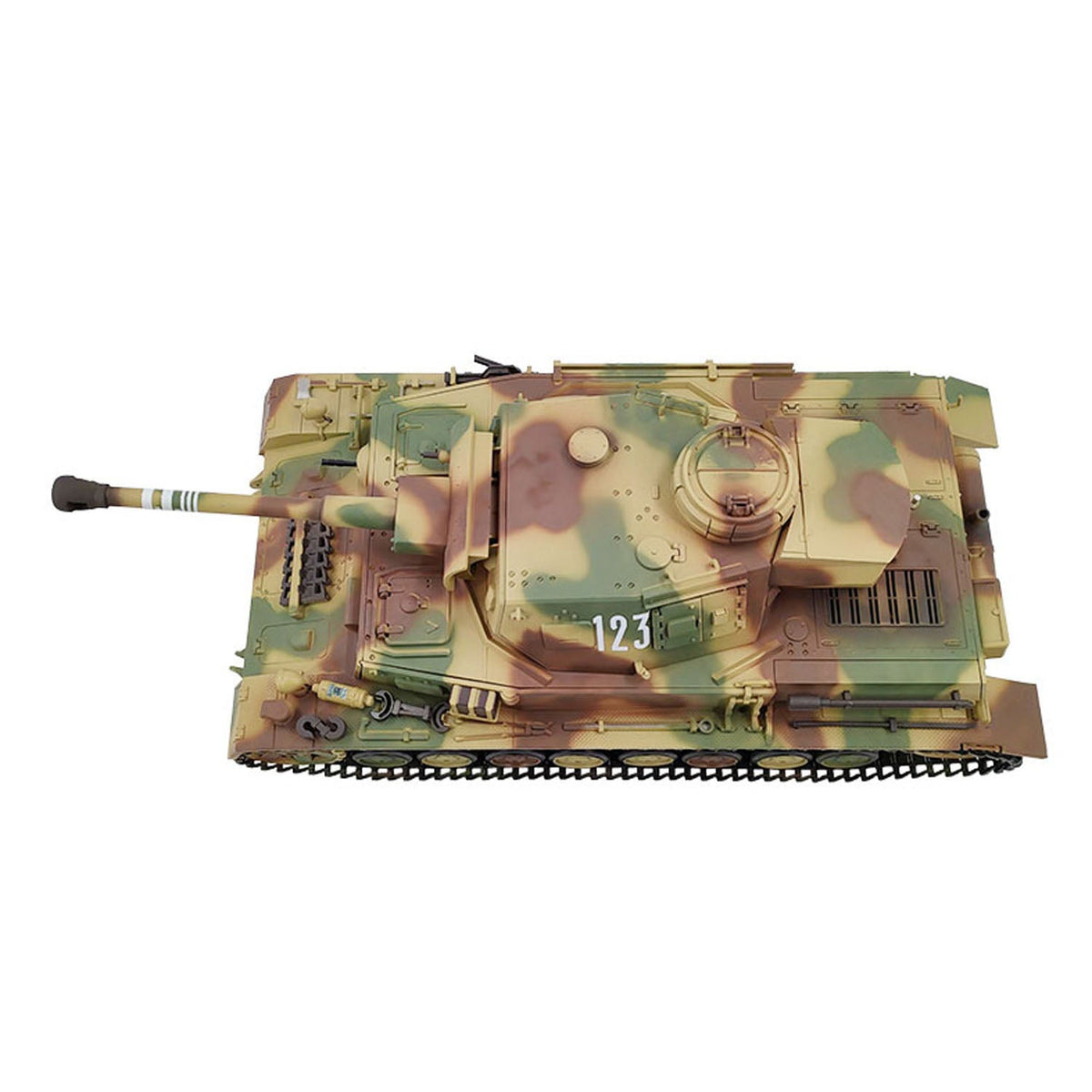 Henglong 1/16 TK7.0 Special Spray Painting Plastic German Panzer IV F2 3859 RTR RC Tank BB Infrared Combat Metal Suspension Arm Gearbox Smoke Model