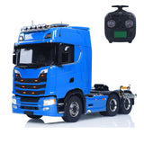 770S 1/14 6X6 RC Tractor Truck Liftable Rear Axle Wheel Hub Reduction Differential Locks Hobbywing ESC Flysky ST8 Light System