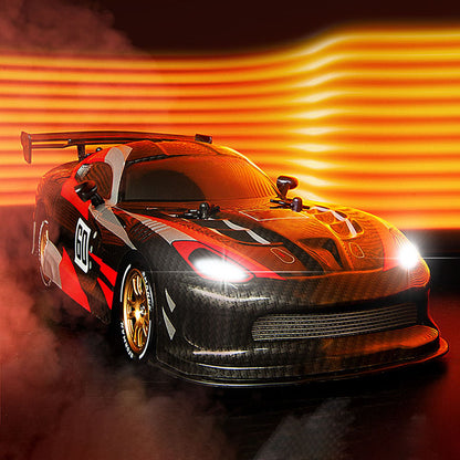 TOUCAN RC HOBBY 1/16 2.4G RC Drift Car Q116 Wireless Control 4*4 Plastic Racing Vehicle Drifter with 370 Brushed Motor LED Lights Ready to Go