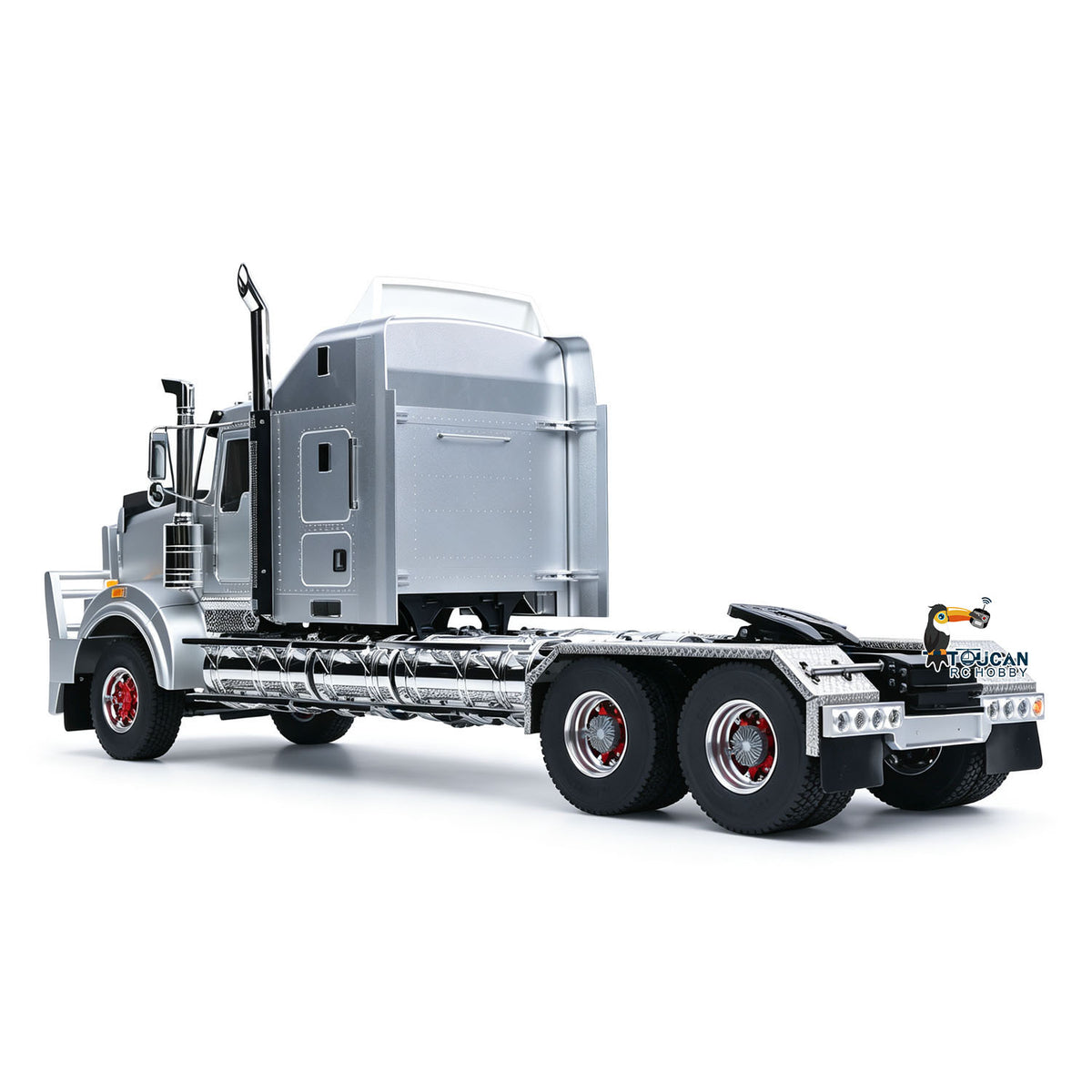 JDM 518K 6x4 1/14 Metal Remote Control Tractor Truck W509 2 Speed Gearbox RC Lorry Car Motor ESC Light Sound System RTR Model