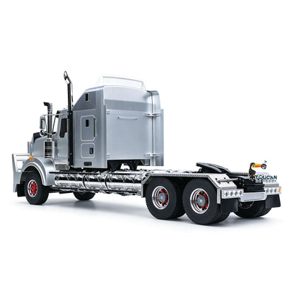 JDM 518K 6x4 1/14 Metal Remote Control Tractor Truck W509 2 Speed Gearbox RC Lorry Car Motor ESC Light Sound System RTR Model