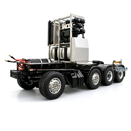 TOUCAN RC HOBBY LESU 8x8 Aluminum Alloy RC Truck Chassis Heavy-Duty Vehicle Frame 2-Speed Transmission 540 Brushed Motor for 1/14 RC TAMIYA 3363 (56348) 1851 Highline Tractor