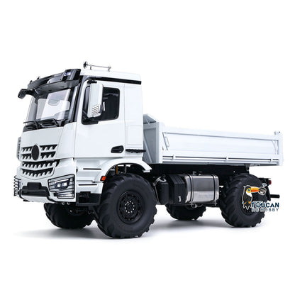 TOUCAN RC HOBBY MD 3363 1/14 4x4 Metal RC Dumper Remote Control Hydraulic Tipper 2Speed Gearbox Differential Locks ST8 Remote Controller for Adults
